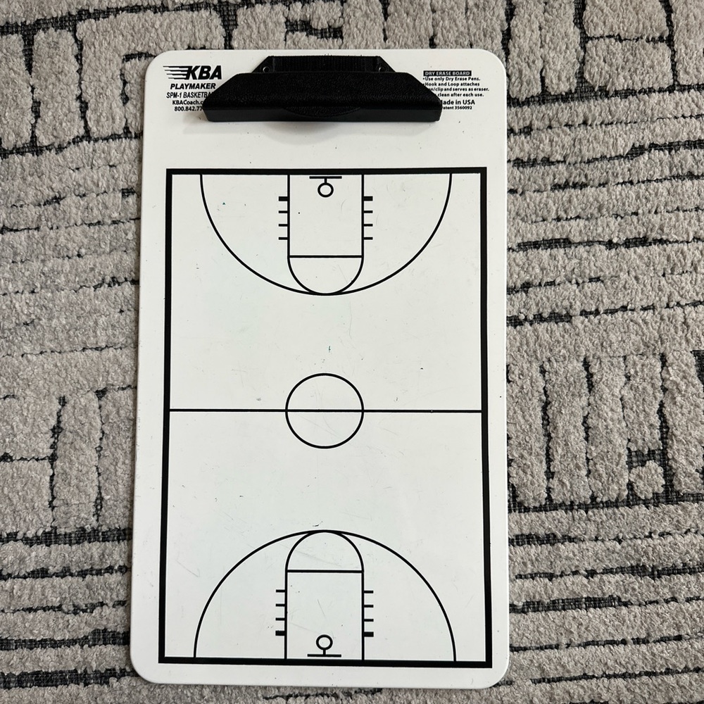 KBA basketball clipboard